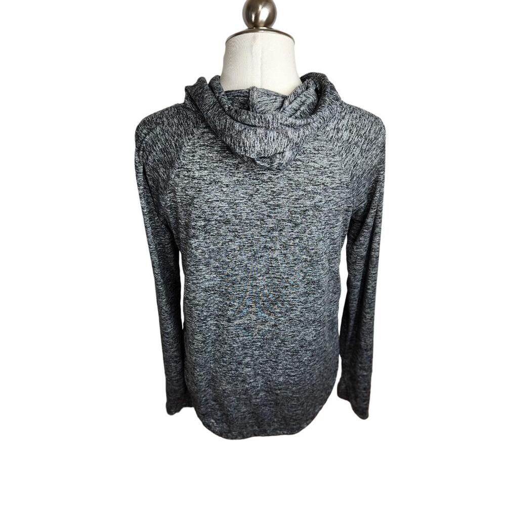 Athleta Uptempo Hoodie Sweatshirt Womens Small Heathered Gray - Picture 7 of 11